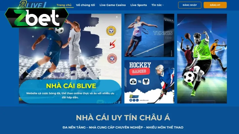 Trang cá độ bóng đá online 8Live