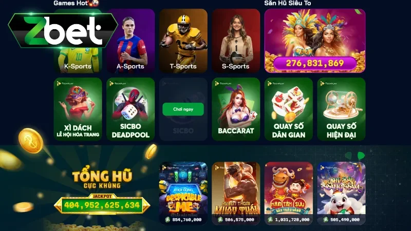 Tìm hiểu sơ lược về kho game giải trí online tại Zbet